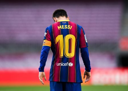 بازی خداحافظی لئو مسی با پیراهن بارسلونا